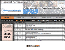Tablet Screenshot of hospital-forms.com